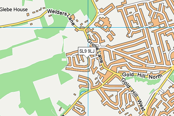 SL9 9LJ map - OS VectorMap District (Ordnance Survey)