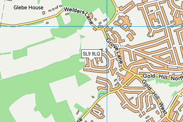 SL9 9LQ map - OS VectorMap District (Ordnance Survey)