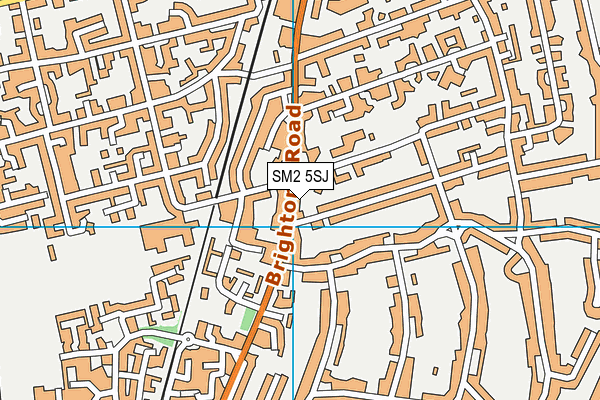 Greenholm School map (SM2 5SJ) - OS VectorMap District (Ordnance Survey)