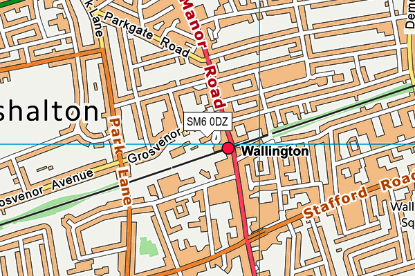 Map of WALLINGTON STATION CARS LIMITED at district scale