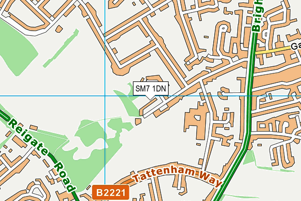 Map of DR. R A HUDDART LTD at district scale