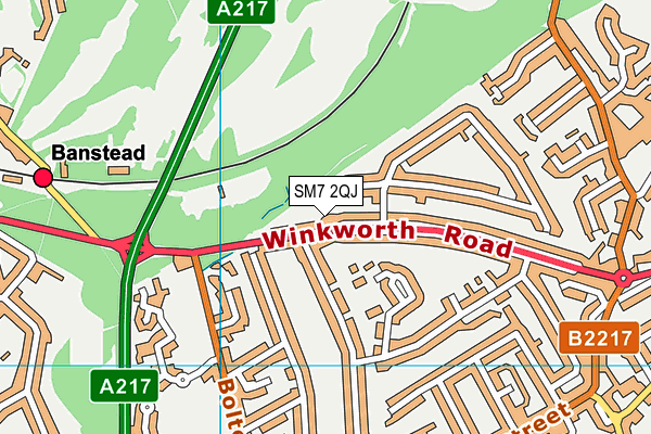 Map of WINKWORTH CONSULTING LIMITED at district scale