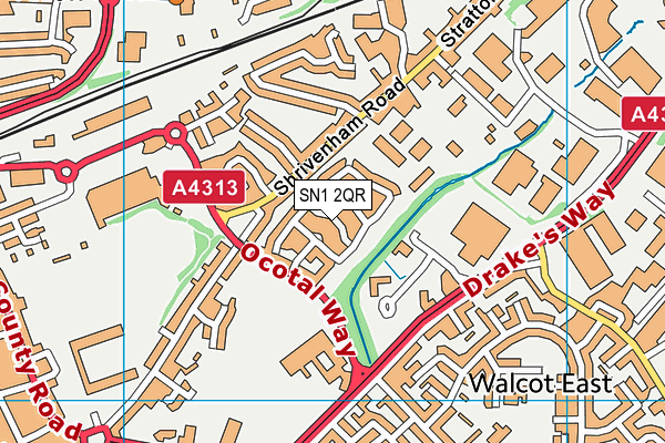 SN1 2QR map - OS VectorMap District (Ordnance Survey)