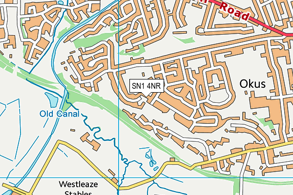 SN1 4NR map - OS VectorMap District (Ordnance Survey)