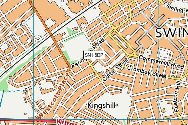 SN1 5DP map - OS VectorMap District (Ordnance Survey)