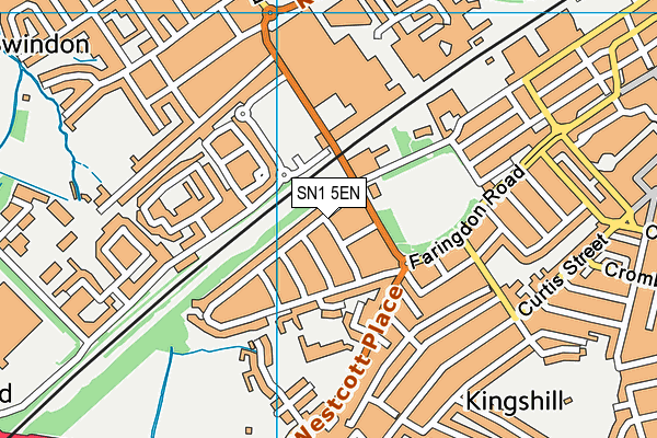 SN1 5EN map - OS VectorMap District (Ordnance Survey)