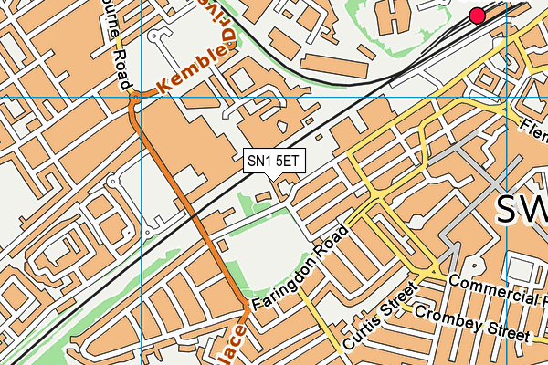 UTC Swindon map (SN1 5ET) - OS VectorMap District (Ordnance Survey)