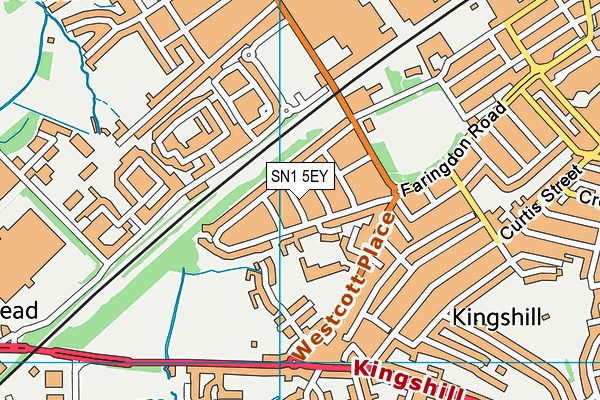 SN1 5EY map - OS VectorMap District (Ordnance Survey)