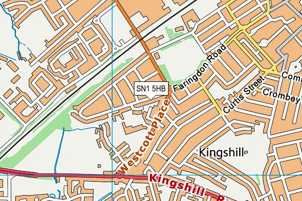 SN1 5HB map - OS VectorMap District (Ordnance Survey)