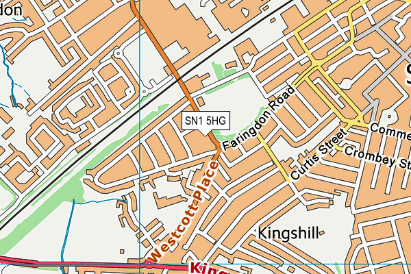 SN1 5HG map - OS VectorMap District (Ordnance Survey)