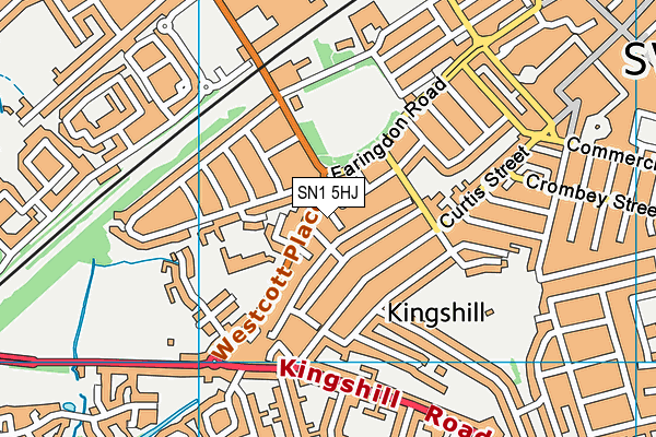 SN1 5HJ map - OS VectorMap District (Ordnance Survey)