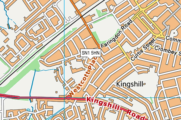 SN1 5HN map - OS VectorMap District (Ordnance Survey)