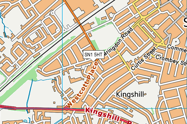 SN1 5HT map - OS VectorMap District (Ordnance Survey)