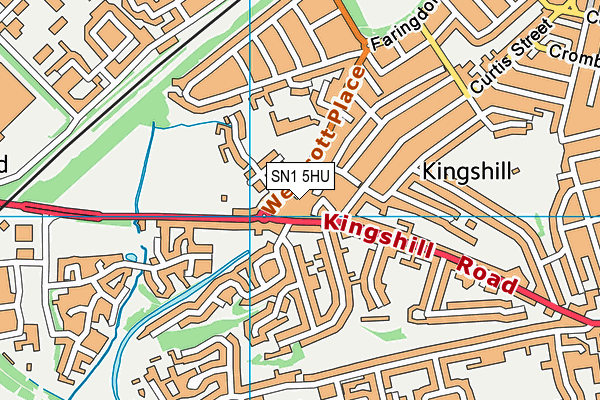 SN1 5HU map - OS VectorMap District (Ordnance Survey)