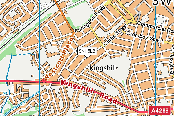 SN1 5LB map - OS VectorMap District (Ordnance Survey)