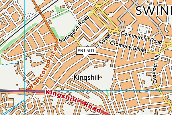 SN1 5LD map - OS VectorMap District (Ordnance Survey)