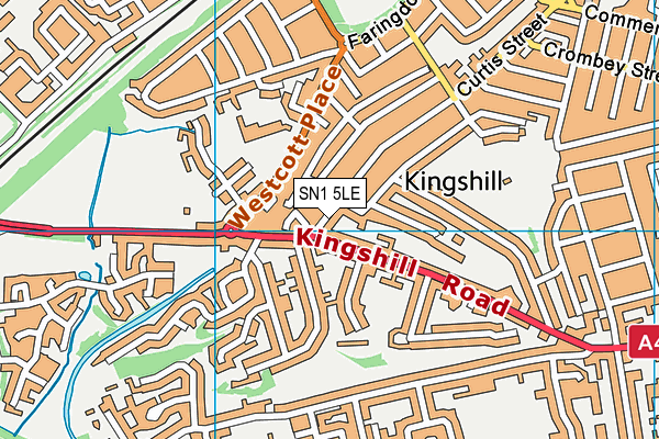 SN1 5LE map - OS VectorMap District (Ordnance Survey)