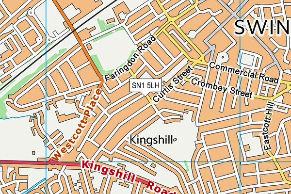 SN1 5LH map - OS VectorMap District (Ordnance Survey)