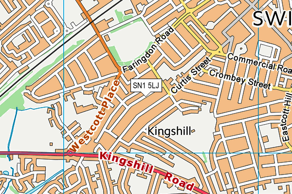 SN1 5LJ map - OS VectorMap District (Ordnance Survey)