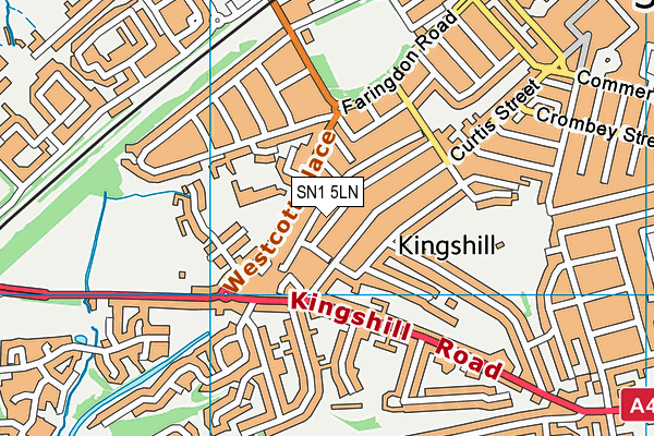 SN1 5LN map - OS VectorMap District (Ordnance Survey)