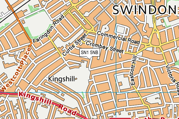 SN1 5NB map - OS VectorMap District (Ordnance Survey)