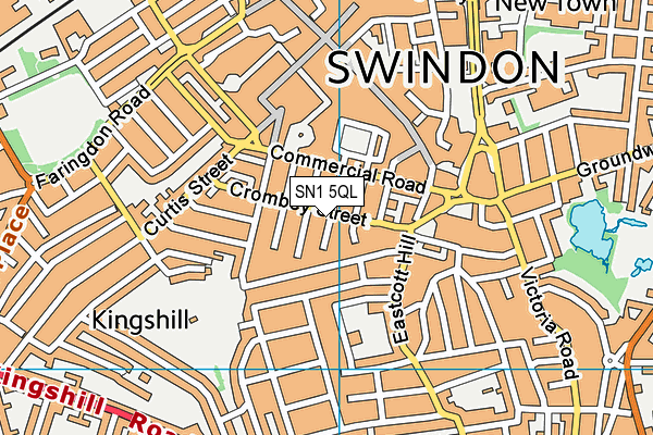 SN1 5QL map - OS VectorMap District (Ordnance Survey)