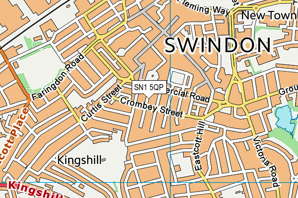 SN1 5QP map - OS VectorMap District (Ordnance Survey)