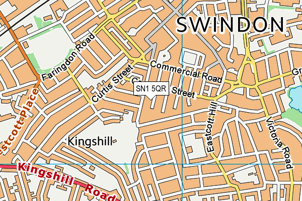 SN1 5QR map - OS VectorMap District (Ordnance Survey)