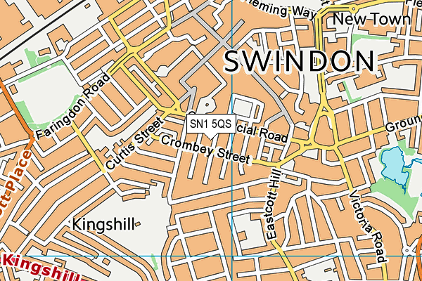 SN1 5QS map - OS VectorMap District (Ordnance Survey)