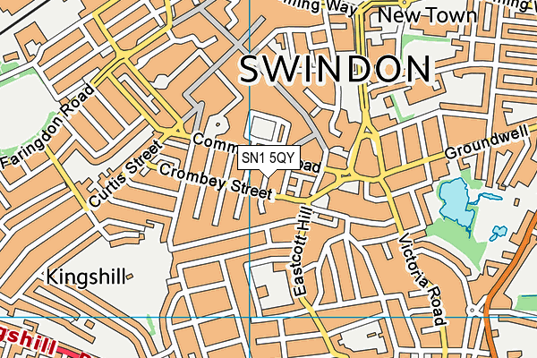 SN1 5QY map - OS VectorMap District (Ordnance Survey)