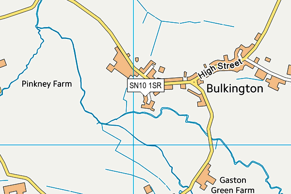 SN10 1SR map - OS VectorMap District (Ordnance Survey)