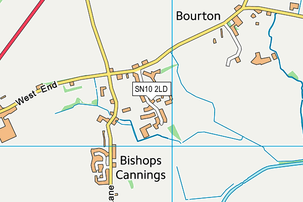 Bishops Cannings Church of England Primary School map (SN10 2LD) - OS VectorMap District (Ordnance Survey)