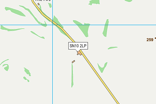 North Wilts Golf Club map (SN10 2LP) - OS VectorMap District (Ordnance Survey)