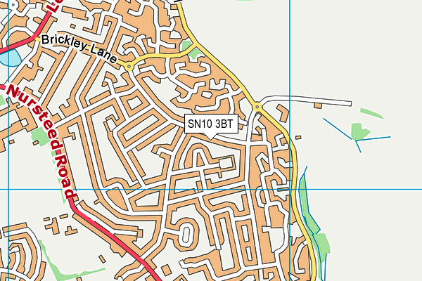 SN10 3BT map - OS VectorMap District (Ordnance Survey)