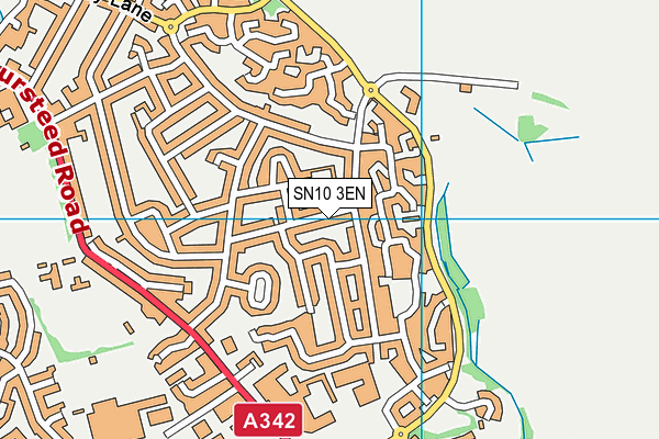 SN10 3EN map - OS VectorMap District (Ordnance Survey)