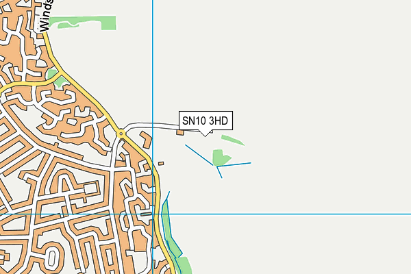 SN10 3HD map - OS VectorMap District (Ordnance Survey)