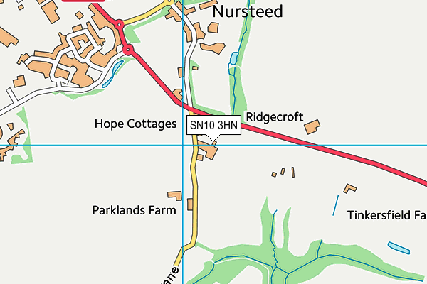 SN10 3HN map - OS VectorMap District (Ordnance Survey)