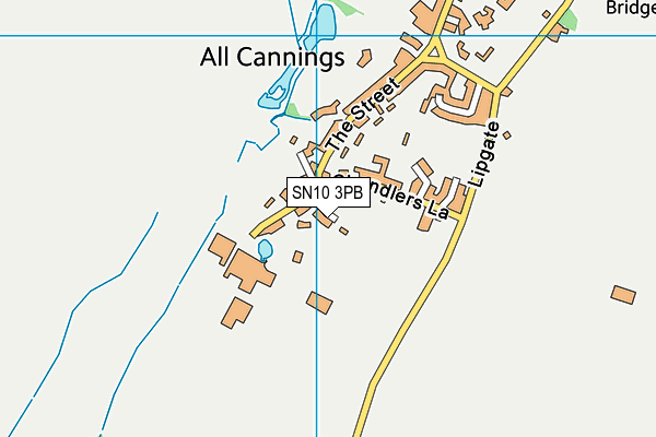 All Cannings Village Green map (SN10 3PB) - OS VectorMap District (Ordnance Survey)