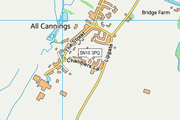 SN10 3PQ map - OS VectorMap District (Ordnance Survey)