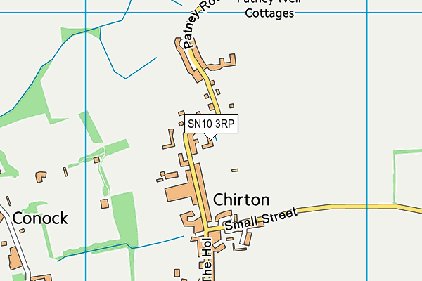 SN10 3RP map - OS VectorMap District (Ordnance Survey)