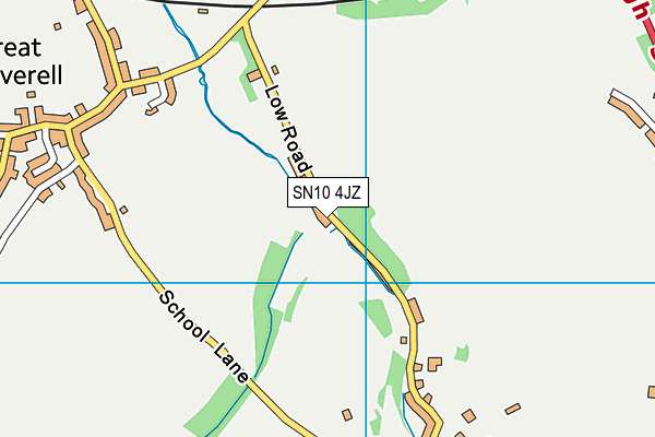 SN10 4JZ map - OS VectorMap District (Ordnance Survey)