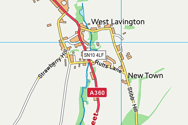 SN10 4LF map - OS VectorMap District (Ordnance Survey)