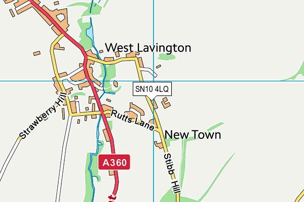 Map of GREENFIELD WEST LAVINGTON LIMITED at district scale