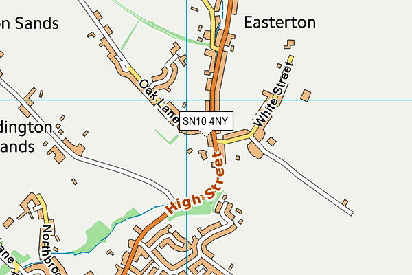 SN10 4NY map - OS VectorMap District (Ordnance Survey)