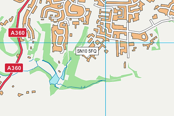SN10 5FQ map - OS VectorMap District (Ordnance Survey)
