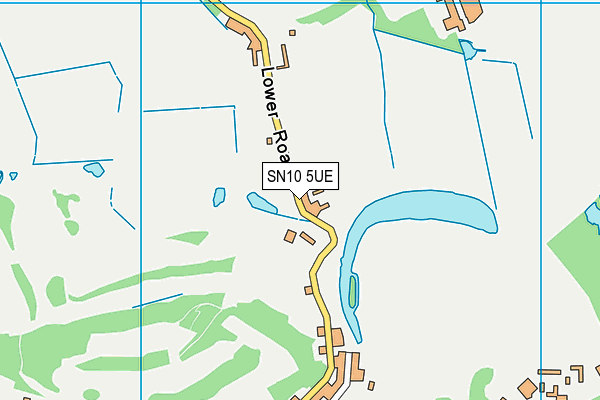 SN10 5UE map - OS VectorMap District (Ordnance Survey)