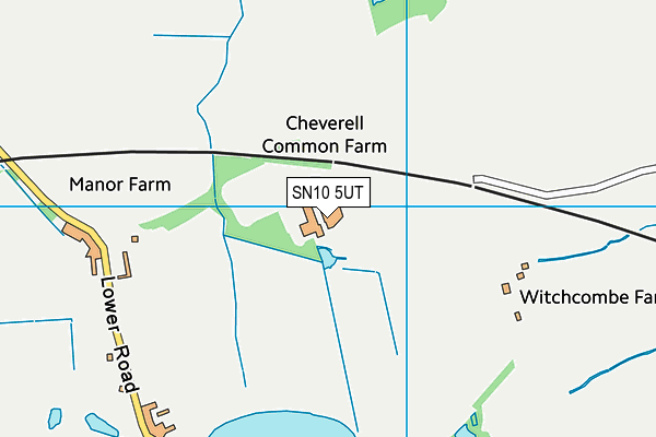 SN10 5UT map - OS VectorMap District (Ordnance Survey)