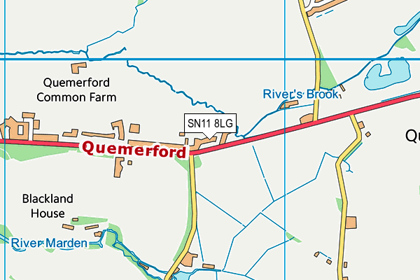 SN11 8LG map - OS VectorMap District (Ordnance Survey)