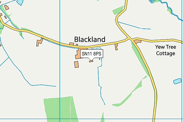 SN11 8PS map - OS VectorMap District (Ordnance Survey)