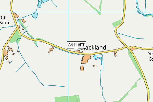 SN11 8PT map - OS VectorMap District (Ordnance Survey)